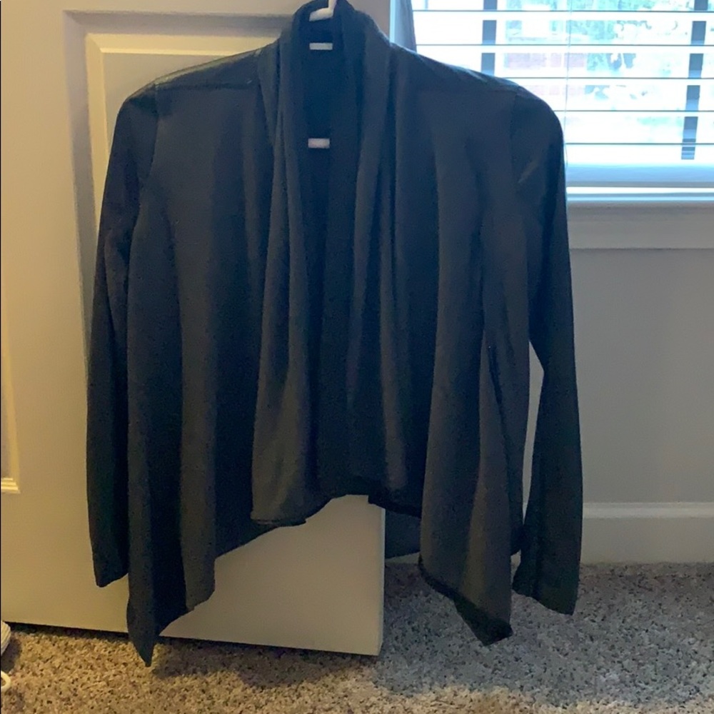 Black cardigan